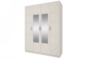 Шкаф Лозанна 4-дверный с зеркалом СТЛ.223.01 МДФ/Зеркало